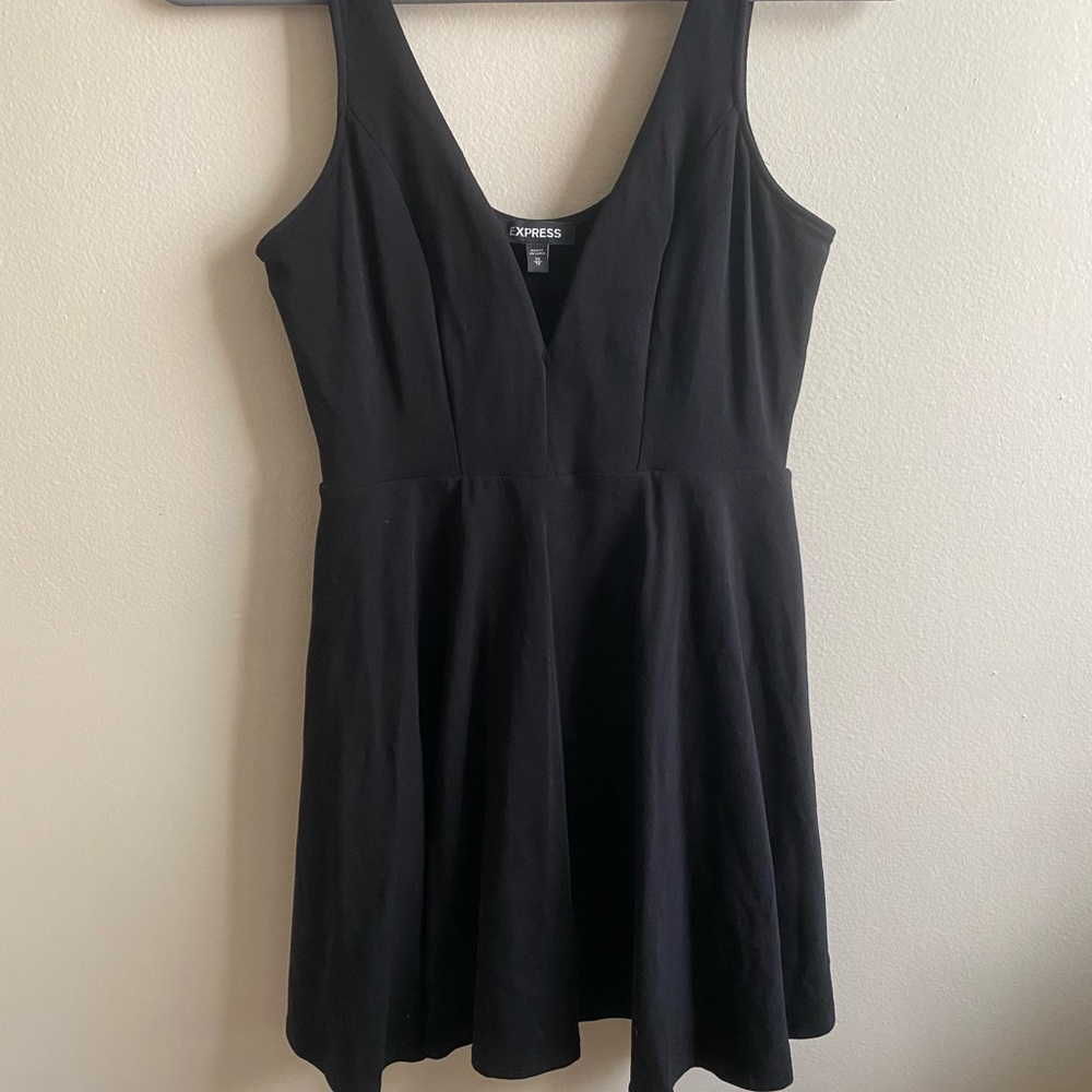 Black cocktail dress